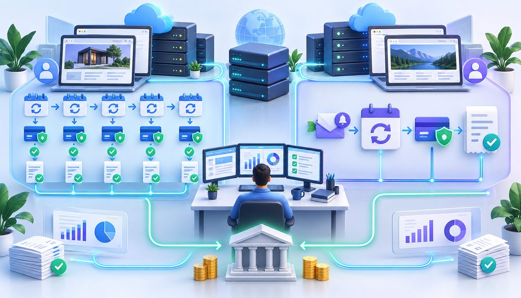 Monthly and annual web hosting renewal cycles