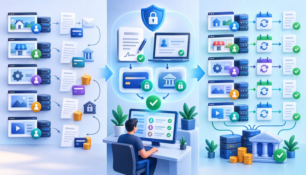 Failed hosting payment recovery and grace period